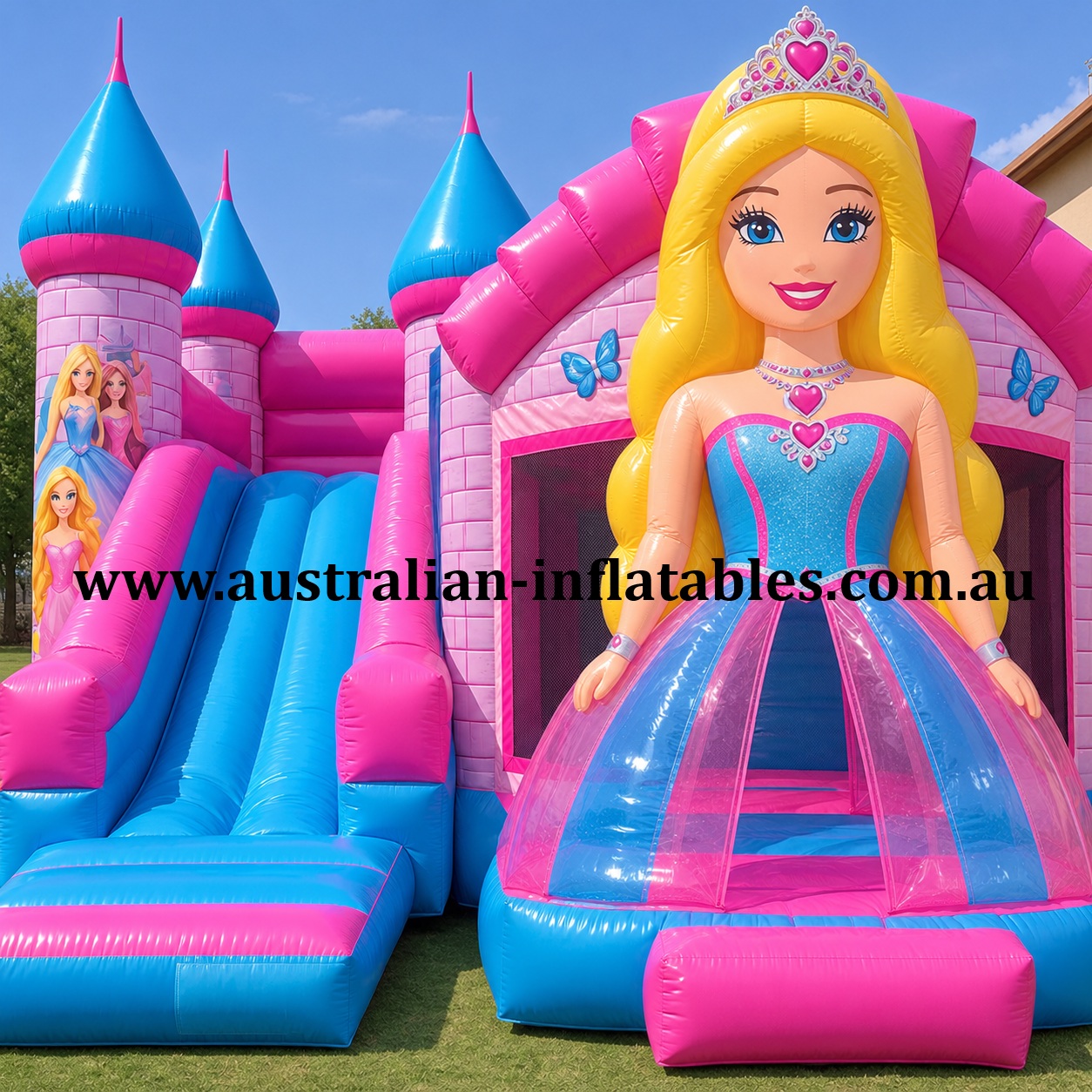 Barbie Bouncy Castle Combo | Australian Inflatables