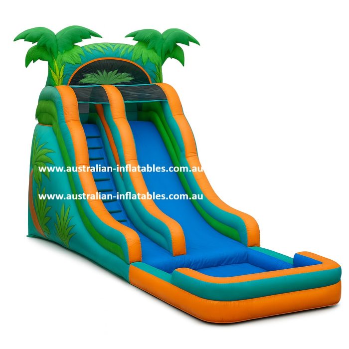 Tropic Tide Twister Inflatable Water Slide